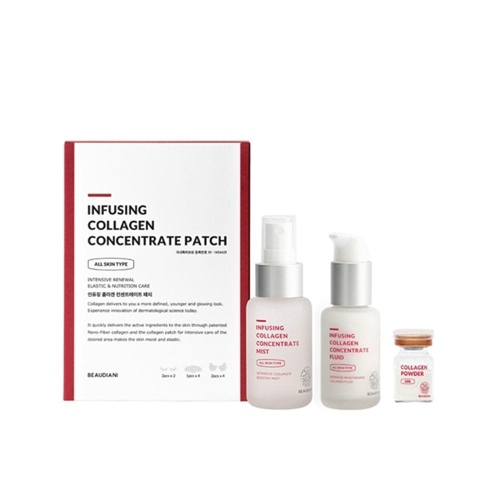 Beaudiani Pack Visage Concentré de Collagène 4pcs