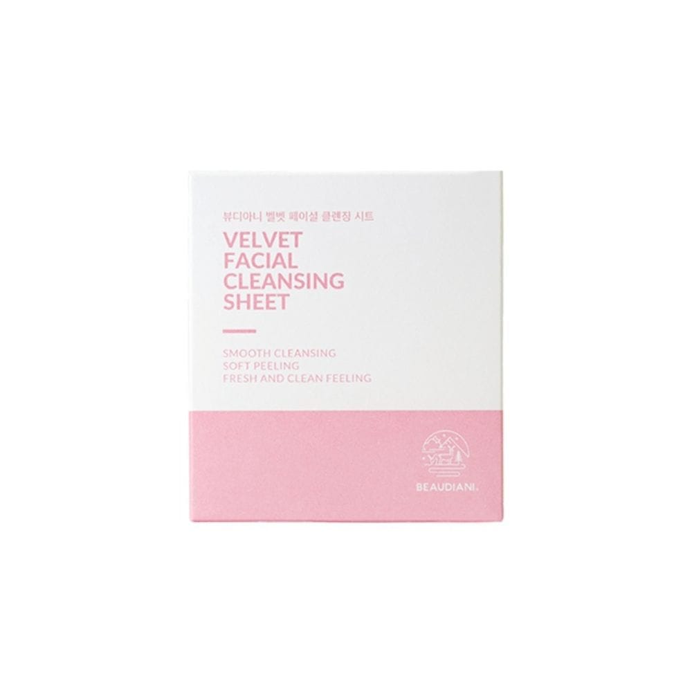 Beaudiani Velvet Lingettes Nettoyantes Visage 20PCS