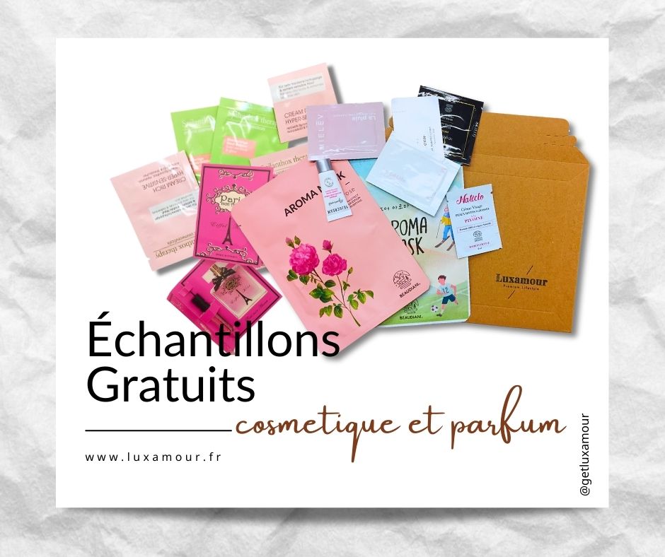 Luxamour, Essayez avant d’acheter beaute, échantillons gratuits, soins, parfum, maquillage, cheveux, cosmetiques