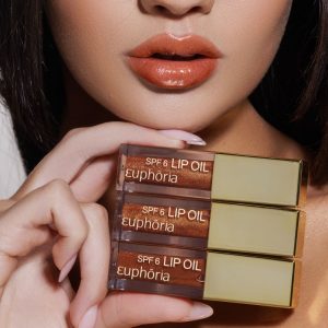 Euphoria SunGlow Bronze Huile Lèvres Éclat Naturel SPF 6 (2)