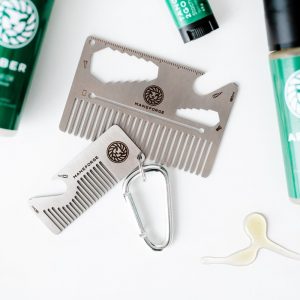 MANEFORGE - Stainless Steel Beard Comb (2)