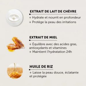 Crème Hydratante au Lait De Chèvre _ 40 ml